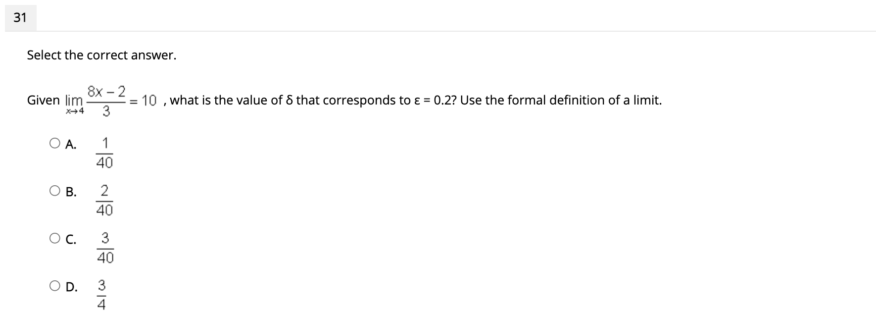 ofthe function COS x : 5x2 ? O A. (0.3, 1.5) O