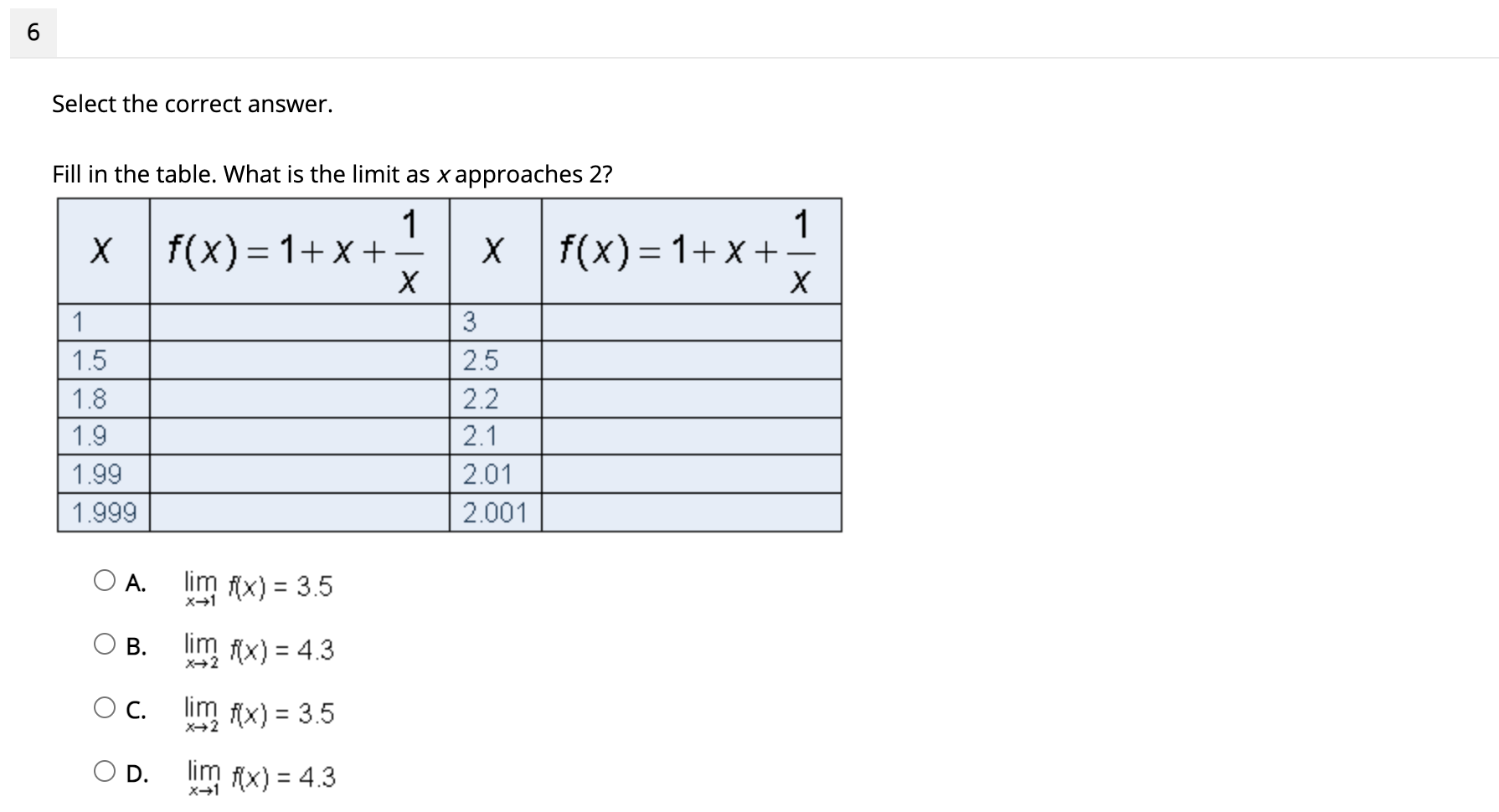 the ball after 4 seconds. O A. -0.40 m/sec O B. -0.36