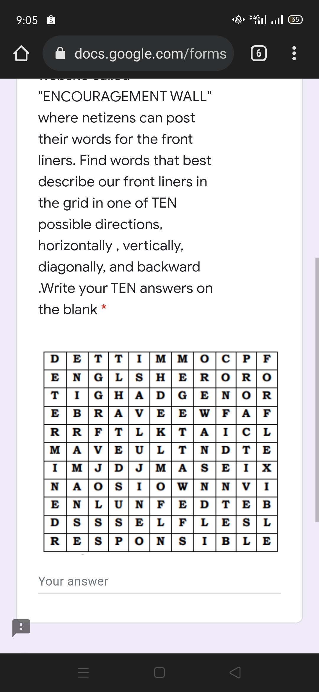 being instructed As a senior high school 100 points student, Maria and