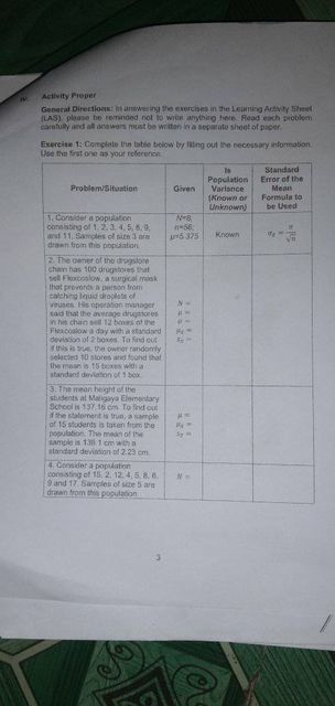 or Formula to Unknown bo Uned 5. An SHS teacher dams third