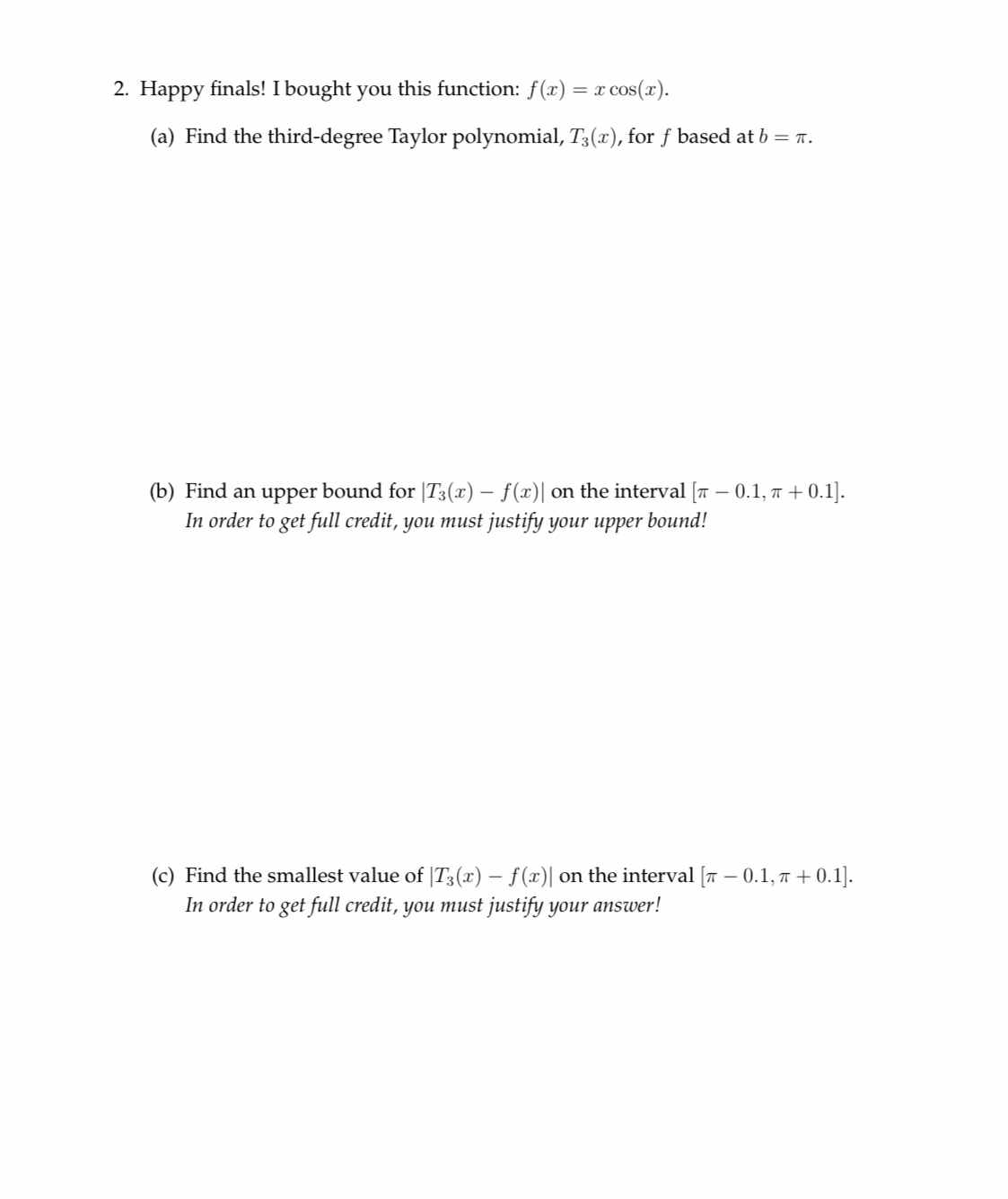 2. Happy nals! I bought you this function: f (:r.) =
