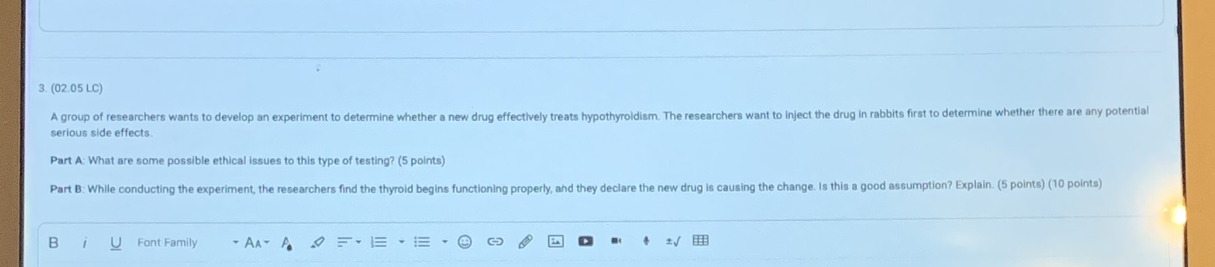 PLEASE ANSWER IN COMPLETE SENTENCES PLEASS DO NOT MAKE IT LOOK LIKE