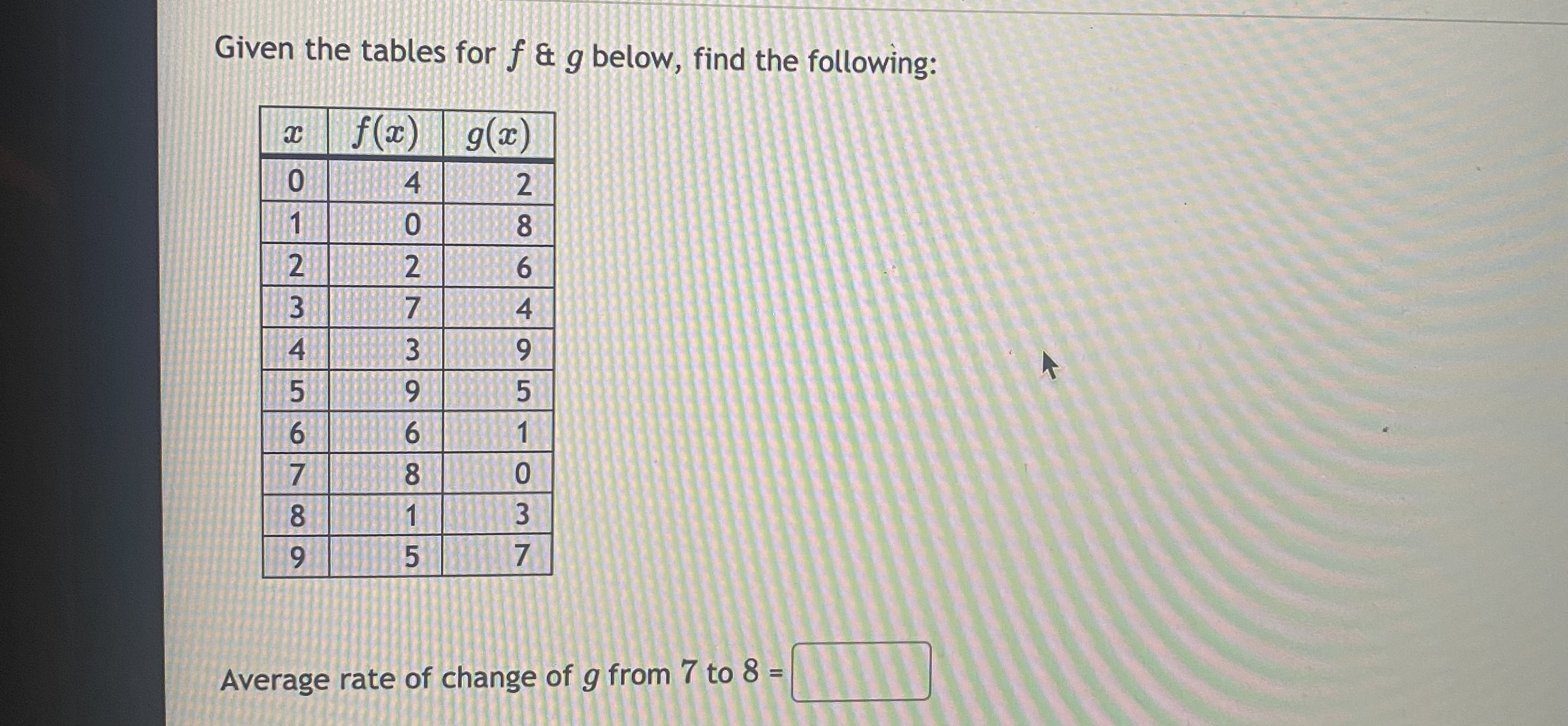 of the object (in feet) t seconds after it was thrown. a)