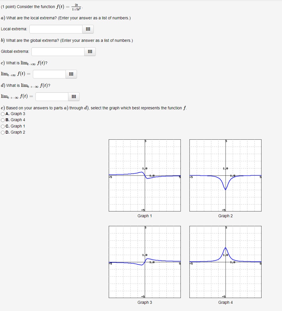 5 a) On what intervals is f() increasing? On what intervals is
