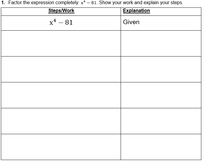 Answer: Steps/Work Explanation (3 - 4i) (6i + 7) - (2 -3i)