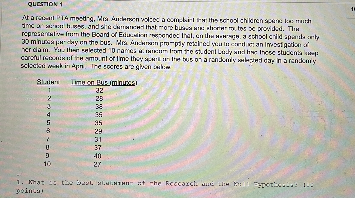 Select an alpha level that will maximize the probability of rejecting a