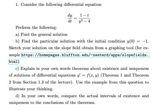 Differential Equations proficient (only). This is the second time I am submitting