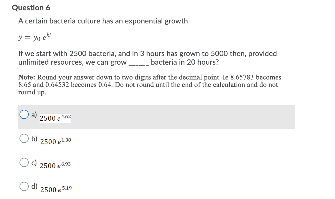 0 a) True 0 b) False Question 5 _ The domain and