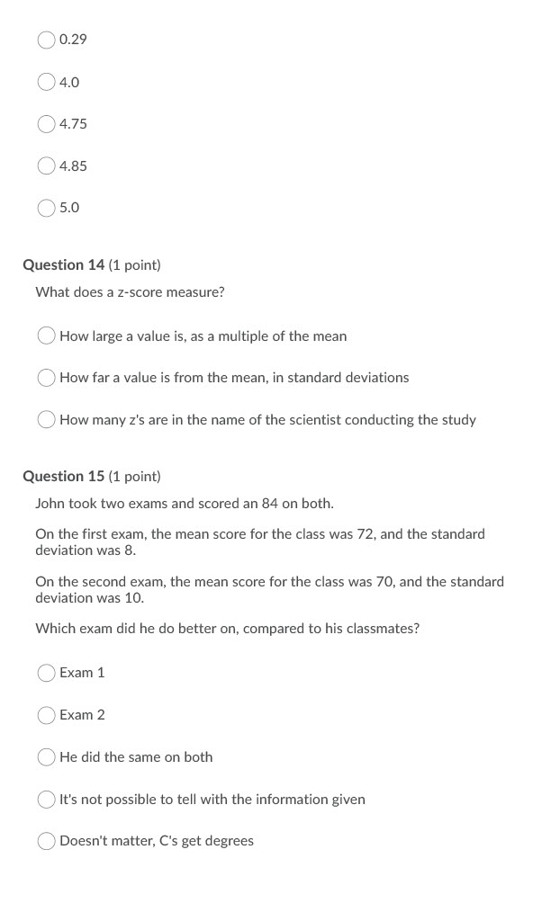 Parameter the mean GPA of all the students in the college 4-