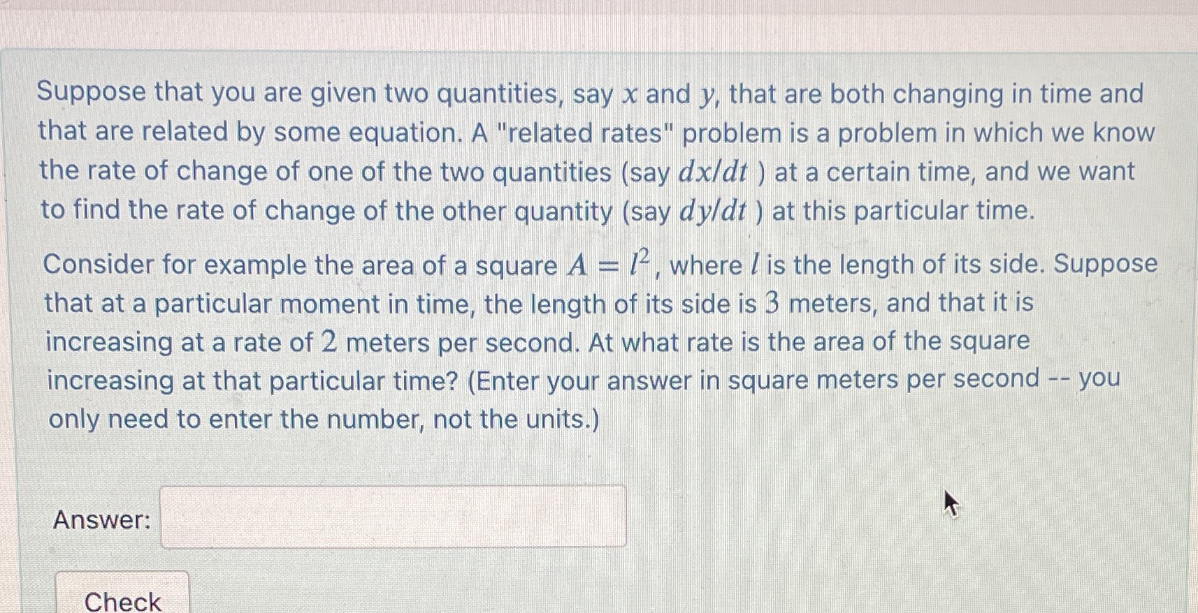 Please help me answer this question Suppose that you are given two