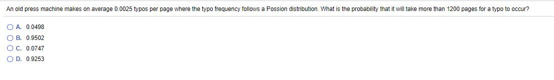 Show work. I'll upvote An old press machine makes on average 0.0025