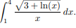 Consider the following definite integral: