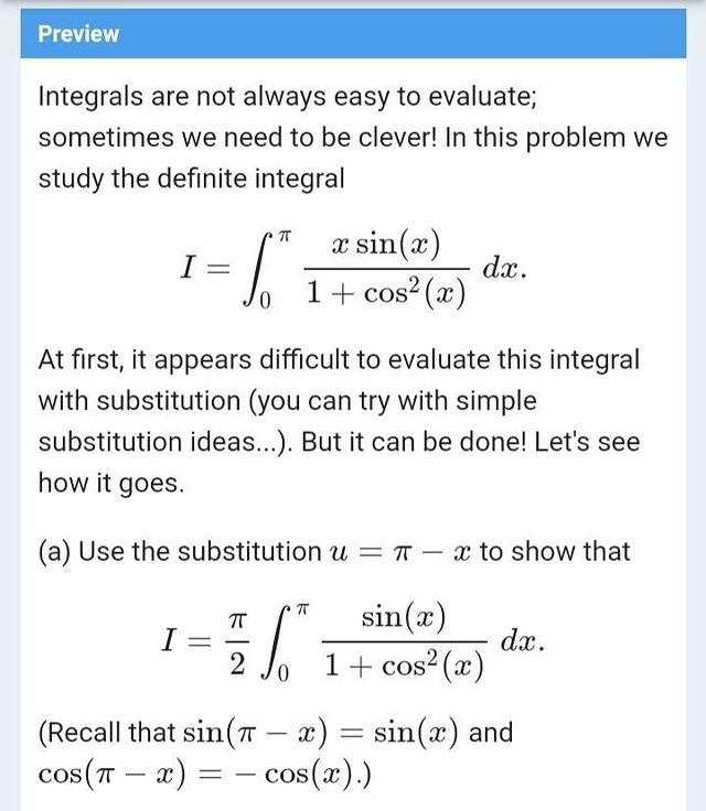 Preview Integrals are not always easy to evaluate; sometimes we need