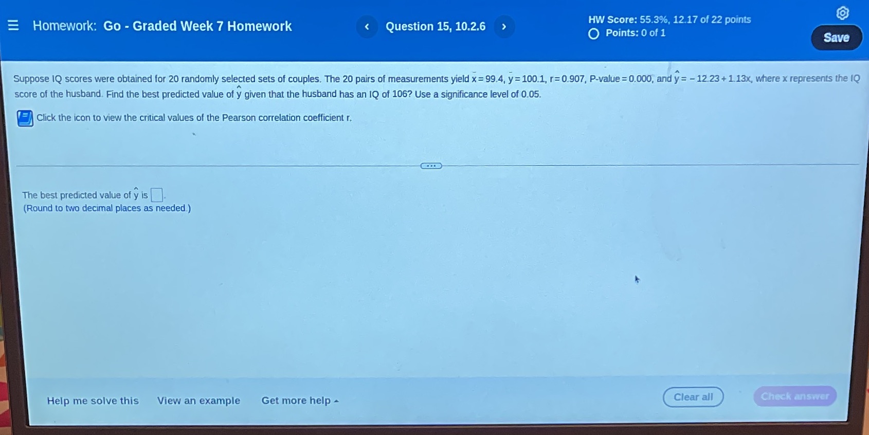 Homework: Go - Graded Week 7 Homework HW Score: 55.3%, 12.17