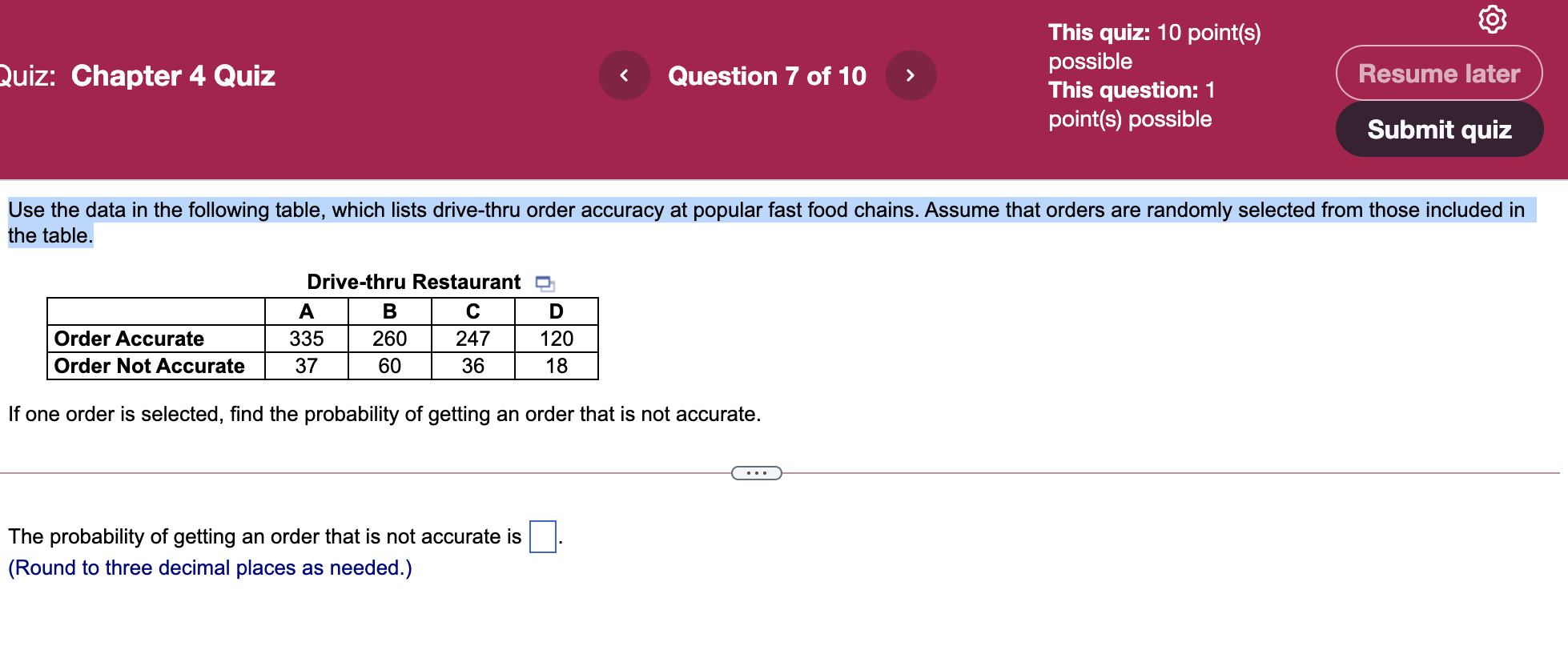 results from a test for marijuana use, which is provided by a