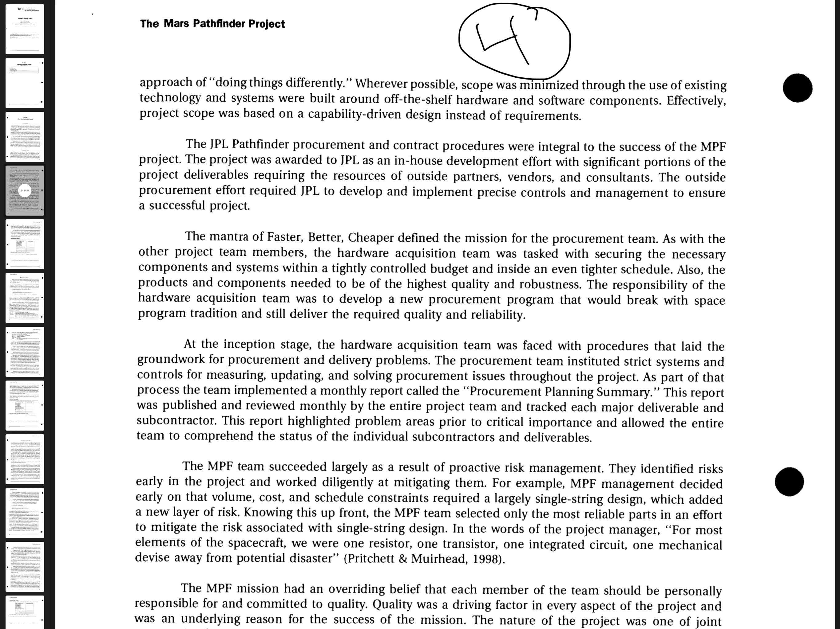 this case study - and all case studies - please think about