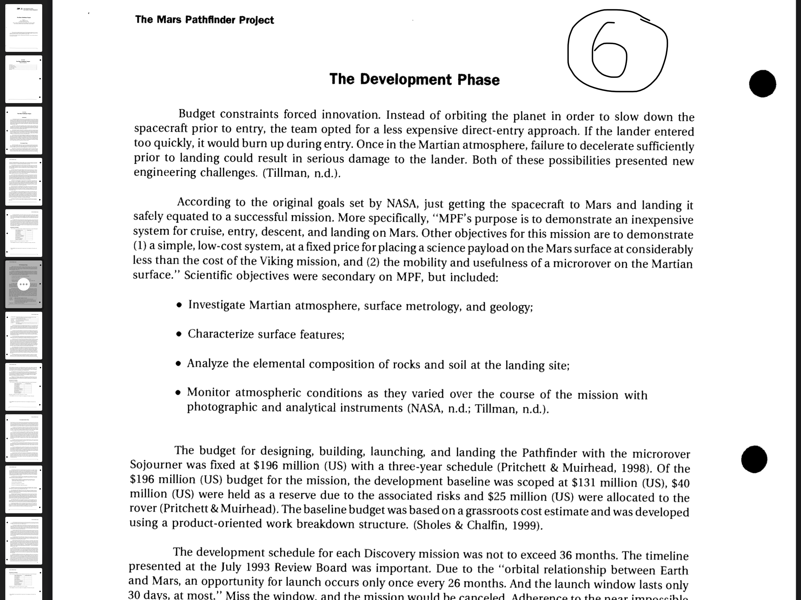 well on the project? And why??What do you feel went wrong or