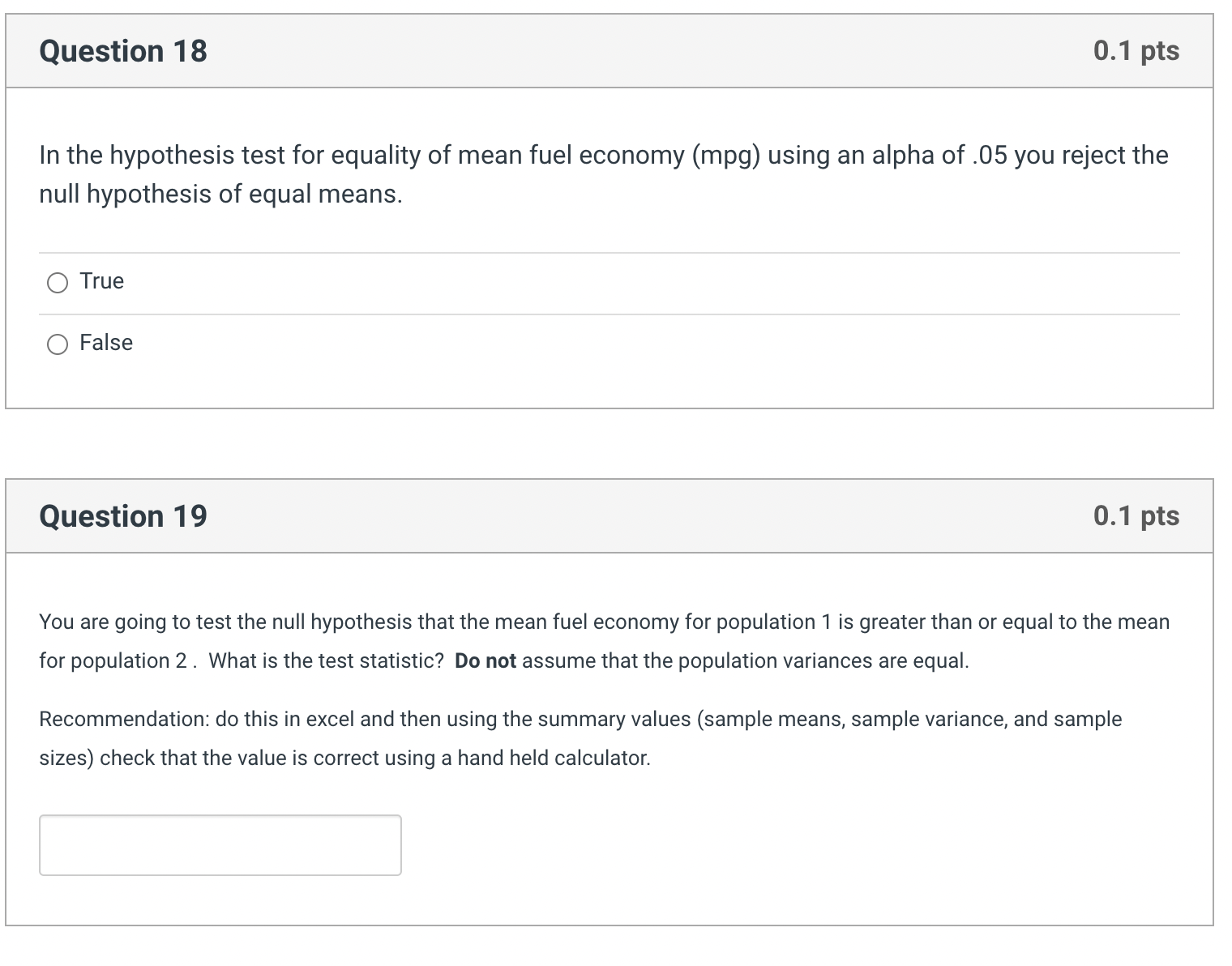 Population 2 2 24.2 23.0 3 26.1 21.7 4 28.8 32.7 5