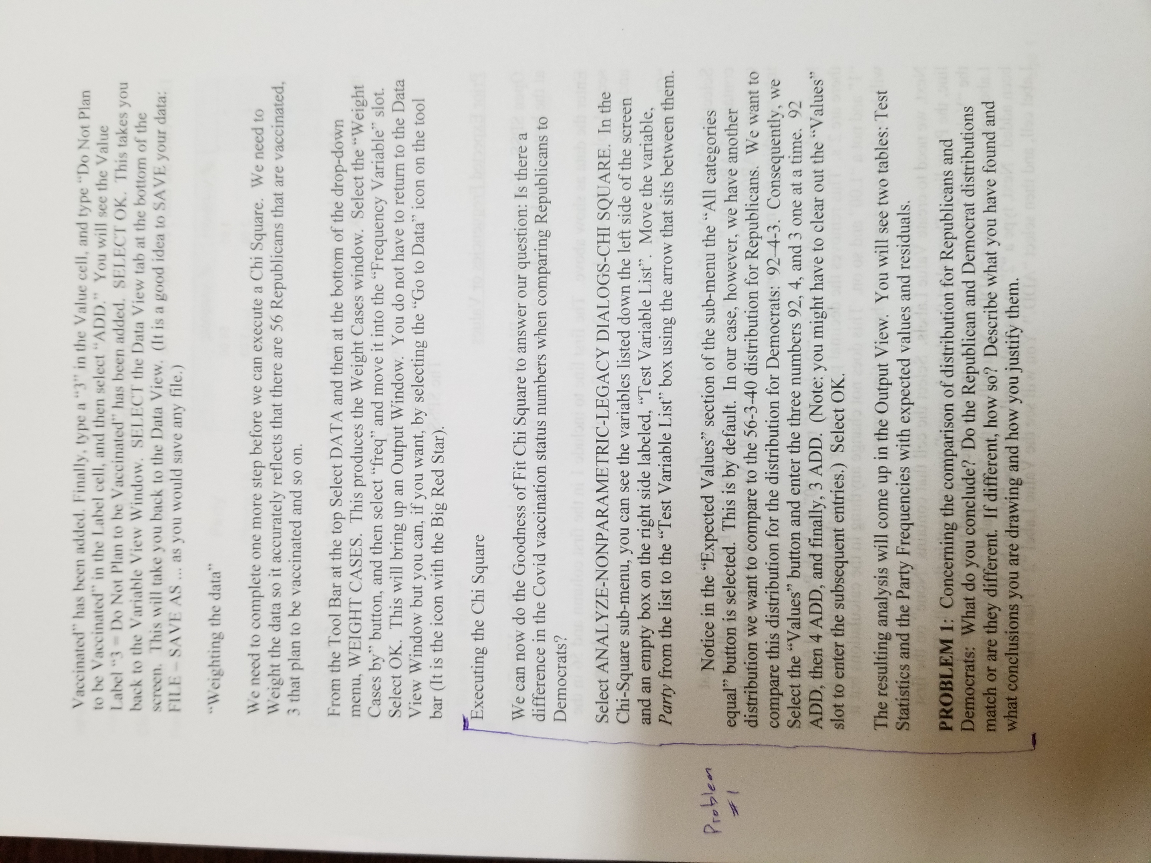 Does the distribution of frequencies of my observations fit well with another