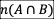 Let A = {2, 4, 6, 8} and B = {6, 7,