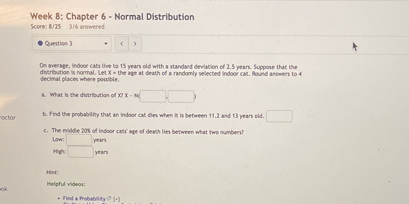 Please show all the work so I can figure out how solve