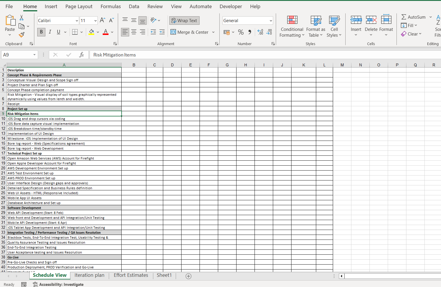 PROJECT PLAN PART 3 - SCHEDULE 1. OVERVIEWWith your project charters approved,