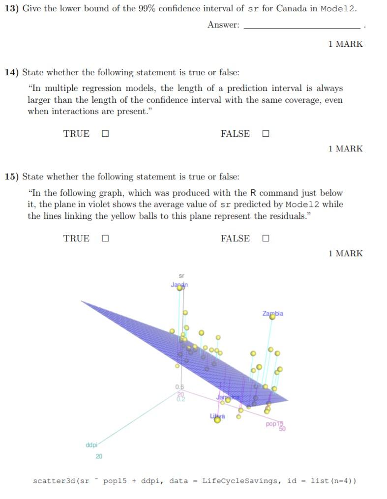 boxplot of variable ddpi. Answer: and 1 MARK Use the following R