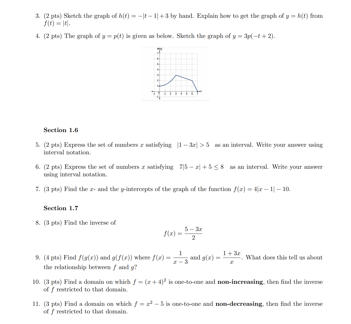 the equation of the graph that results from reflecting f(x) about the