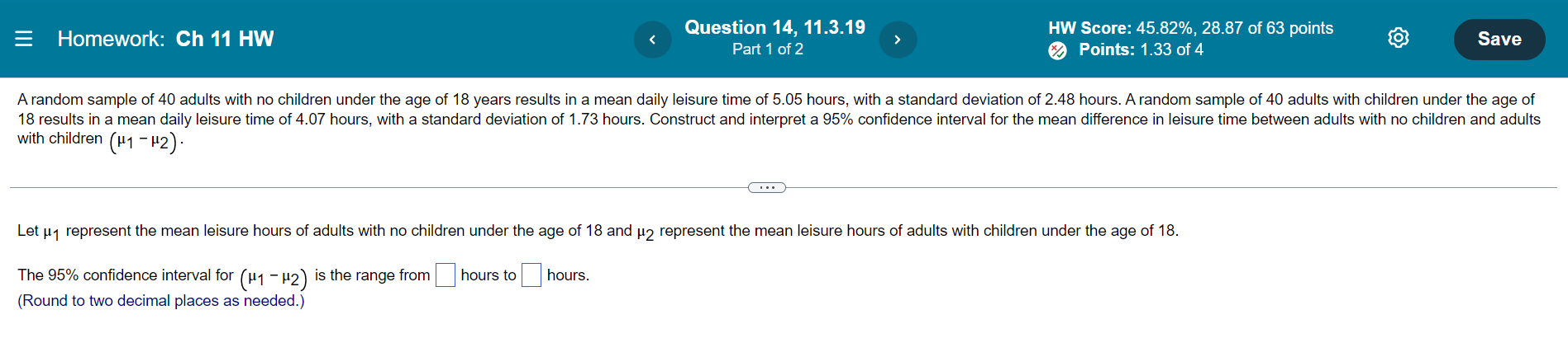 11.3.7 HW Score: 47.51%, 29.93 of 63 points Save Part 4 of