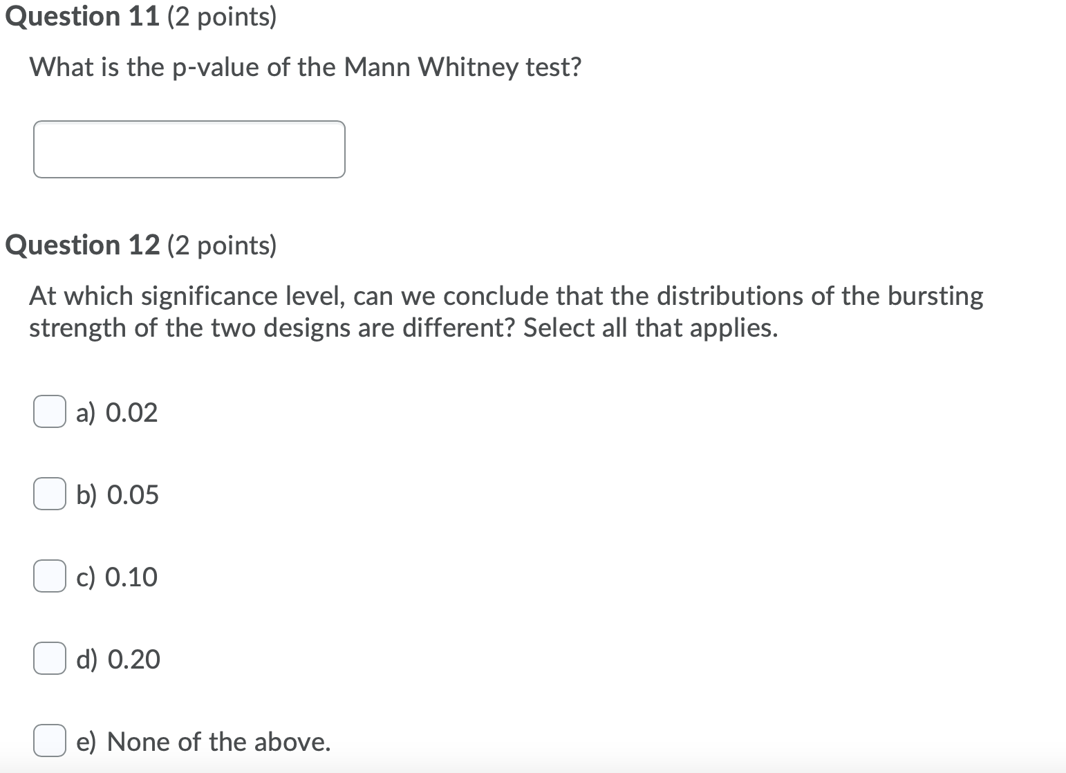 as A,B,C ,D, E and F in what follows. Two types of