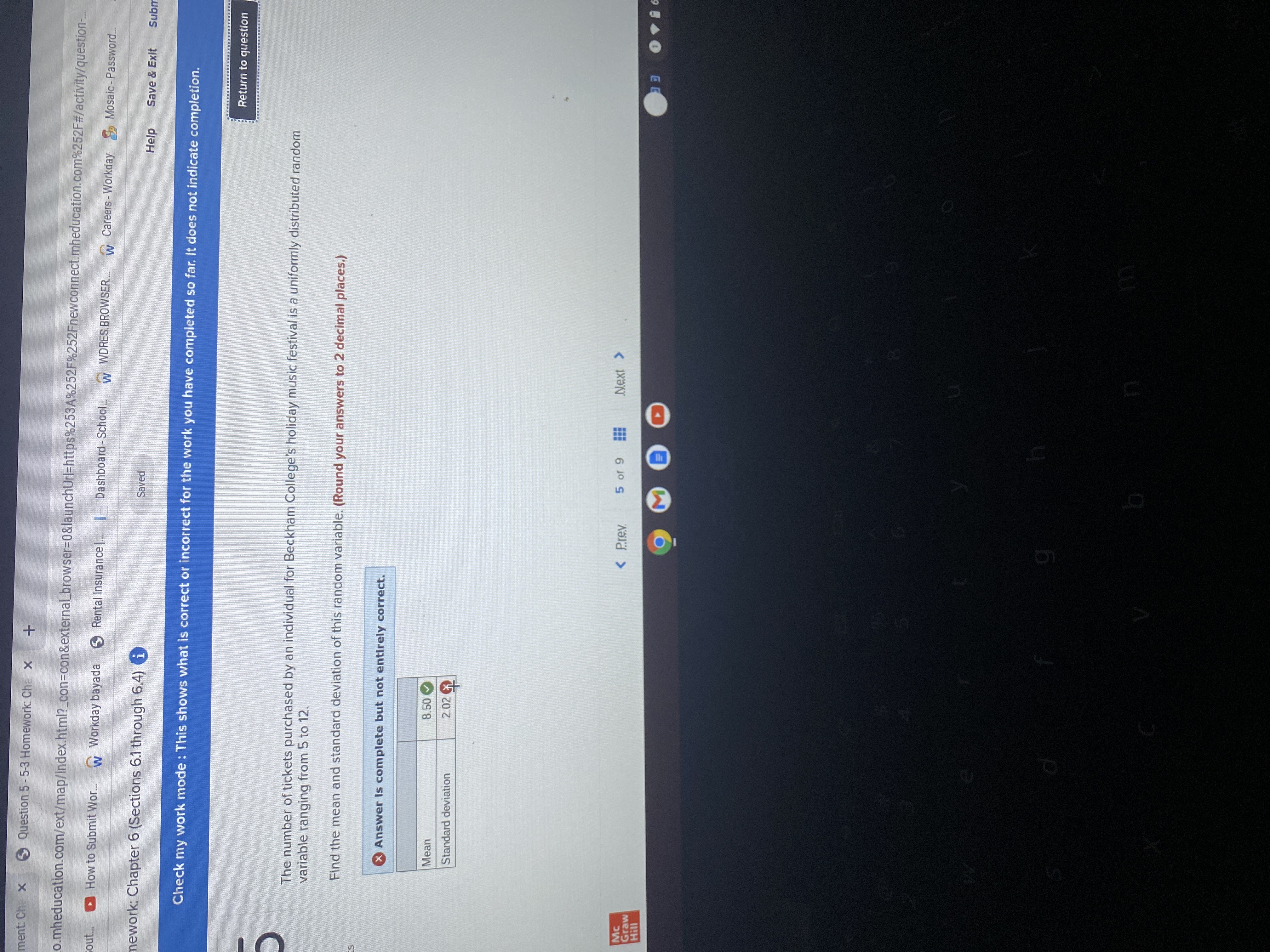  ment: Che x Question 5 - 5-3 Homework: Che x +