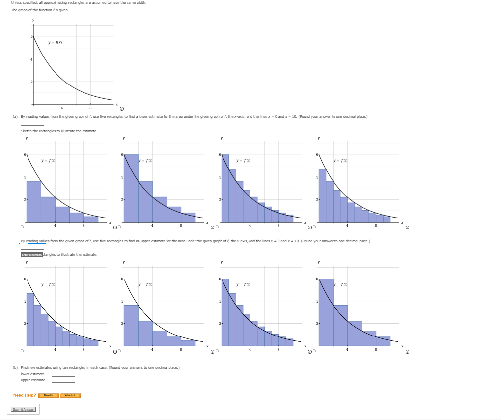  The graph of the function / is given. y - Ax