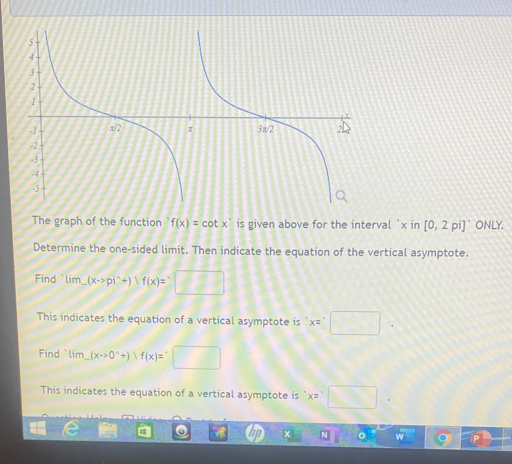  T/2 3TT/ 2 Q The graph of the function f(x) =