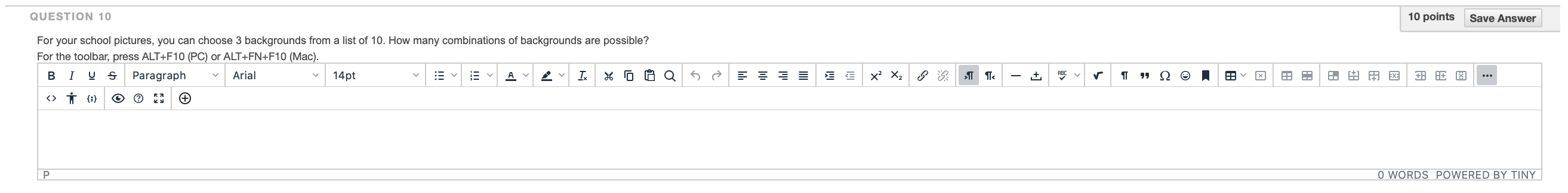 the toolbar, press ALT+F10 (PC) or ALT+FN+F10 (Mac). B I U S