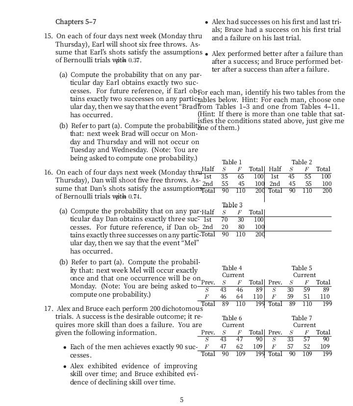 S F Tot 0.700 andj = 0.500. He constructs the 95% 3