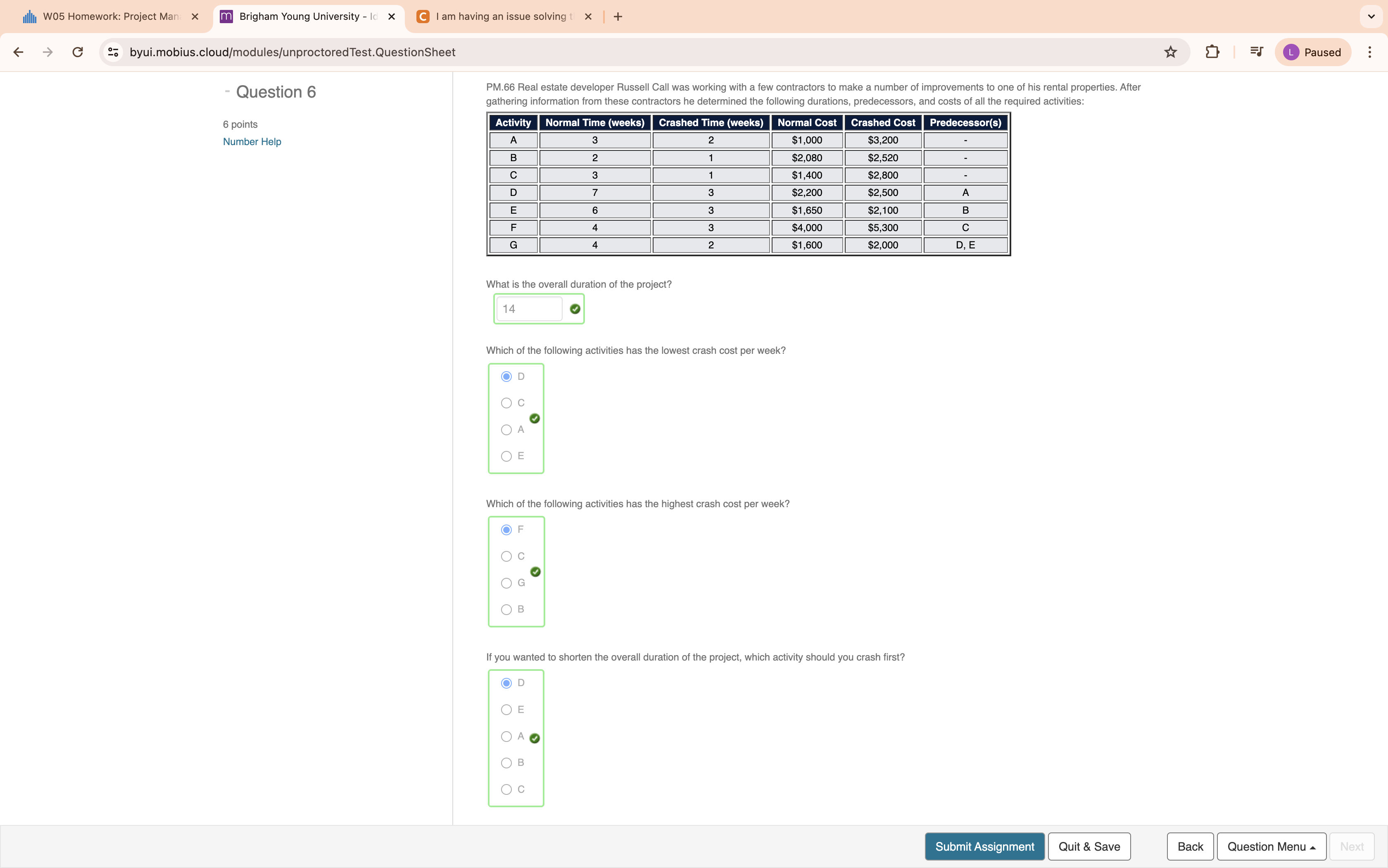 I am having an issue solving -5 -0 byui.mobius.cloud/modules/unproctoredTest.QuestionSheet Question 6 6