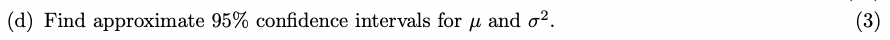,1; and 02 if Y = ln(X) is normally distributed with mean