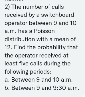 separate sheet for your answers and solutions. (5 points each) 1) A