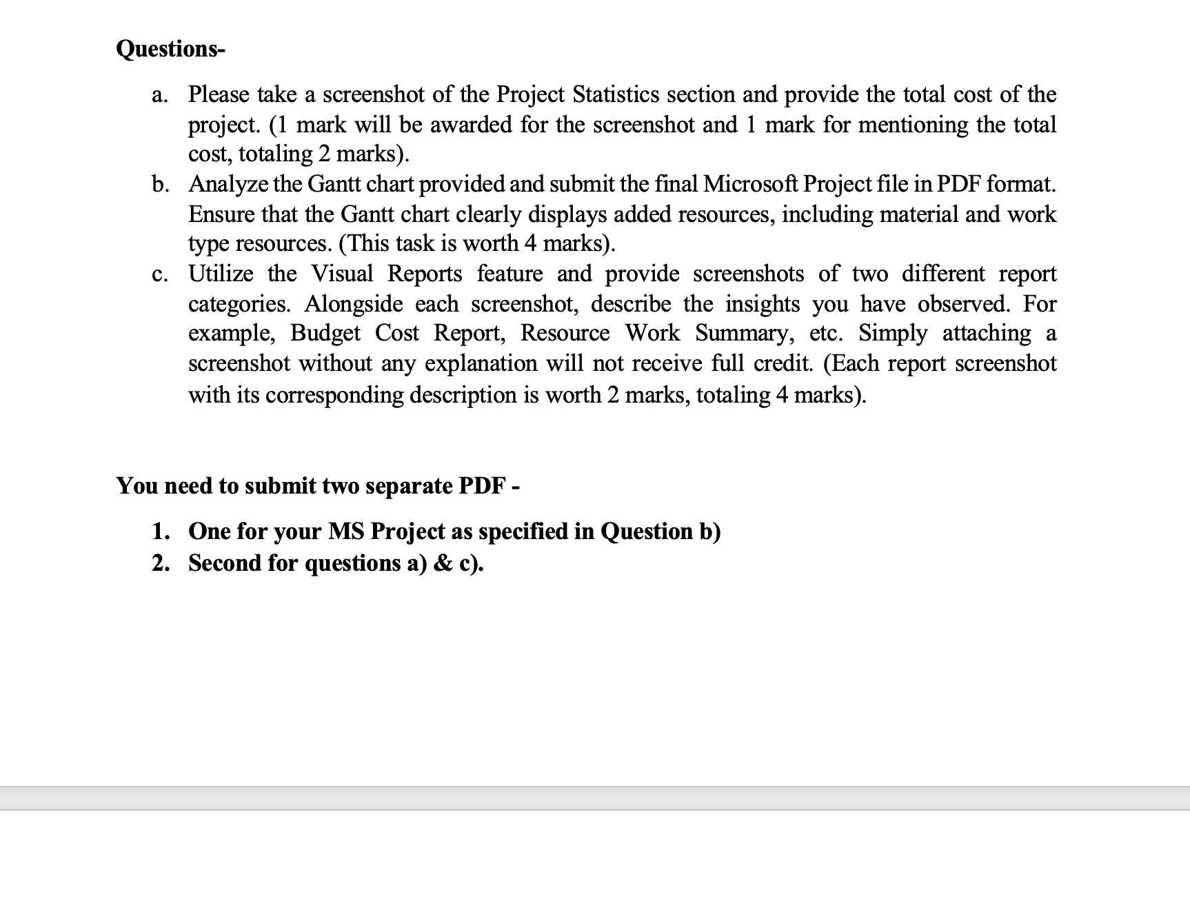 approved this plan and sent you back the Project 2-0 file, which