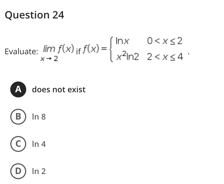 if x5 5 Evaluate: lim f(x) when f(x) = x - 5