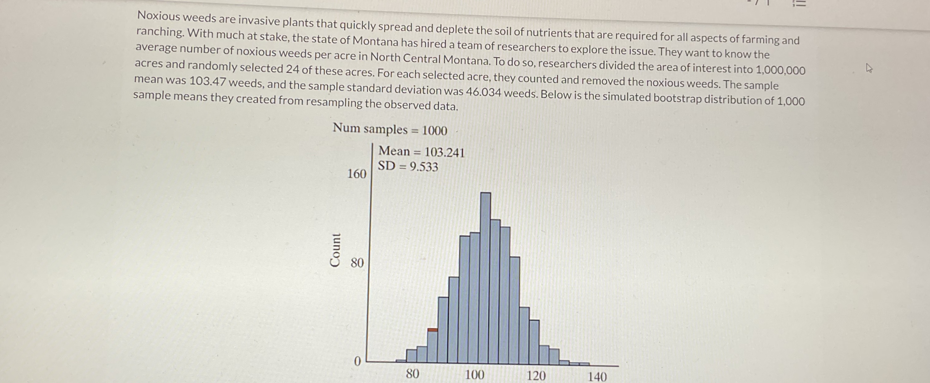could you use the bootstrapped distribution to calculate ap-value to test whether