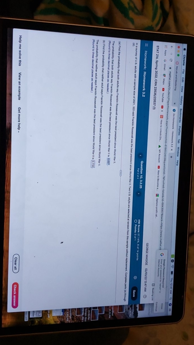 Help wanted answering part b Chrome File Edit View History Bookmarks Profiles