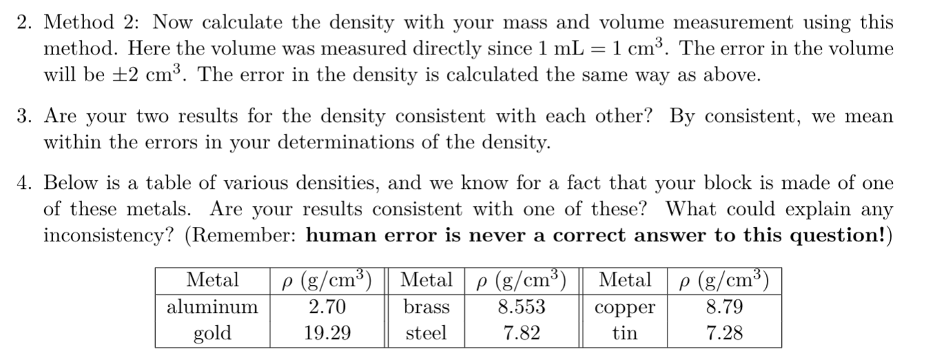 Rectangle 1 length (cm) width (cm) height (cm) vol (cm^3) err vol