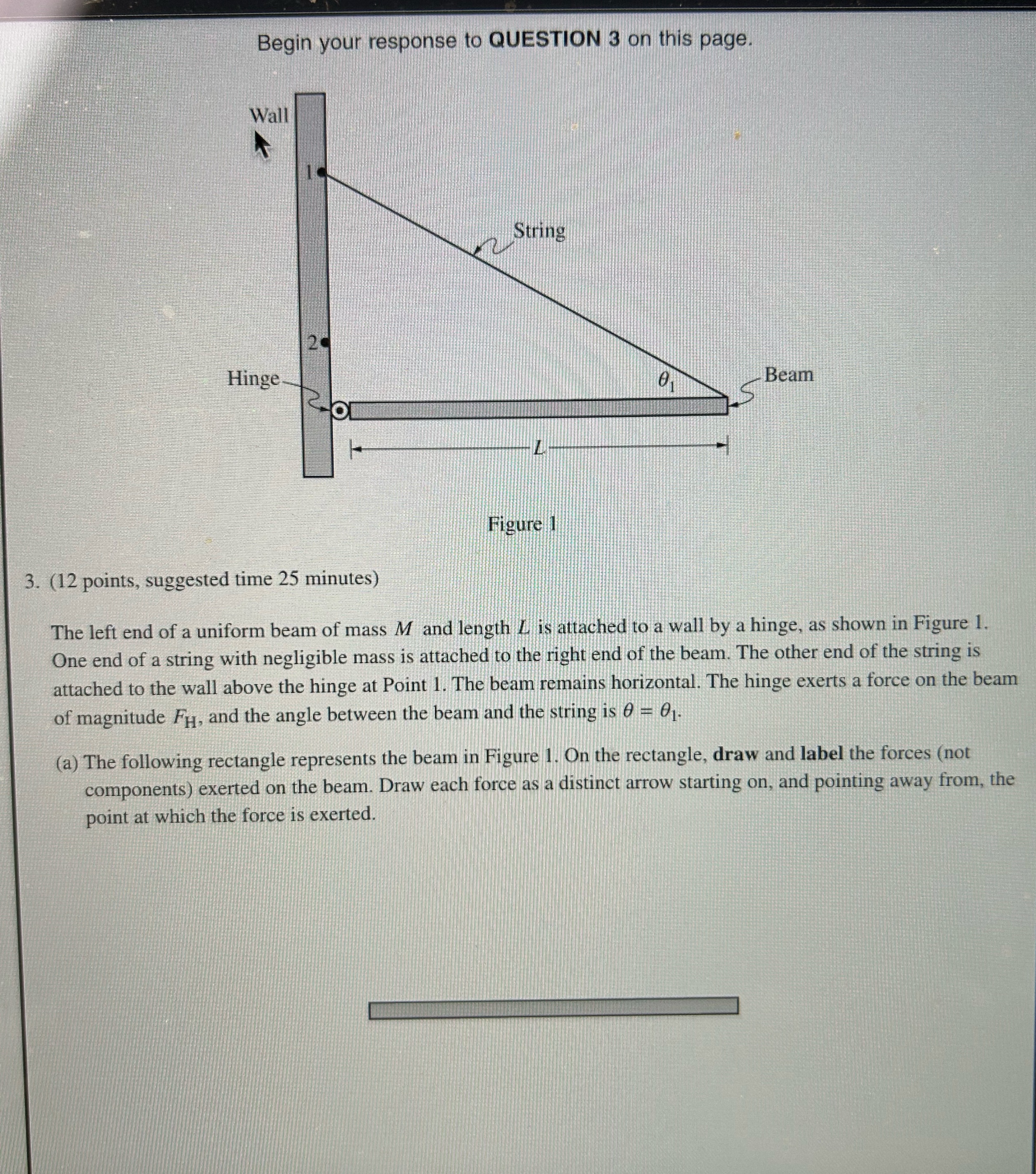 construct the answer for the 2024 ap physics 1 test question 3