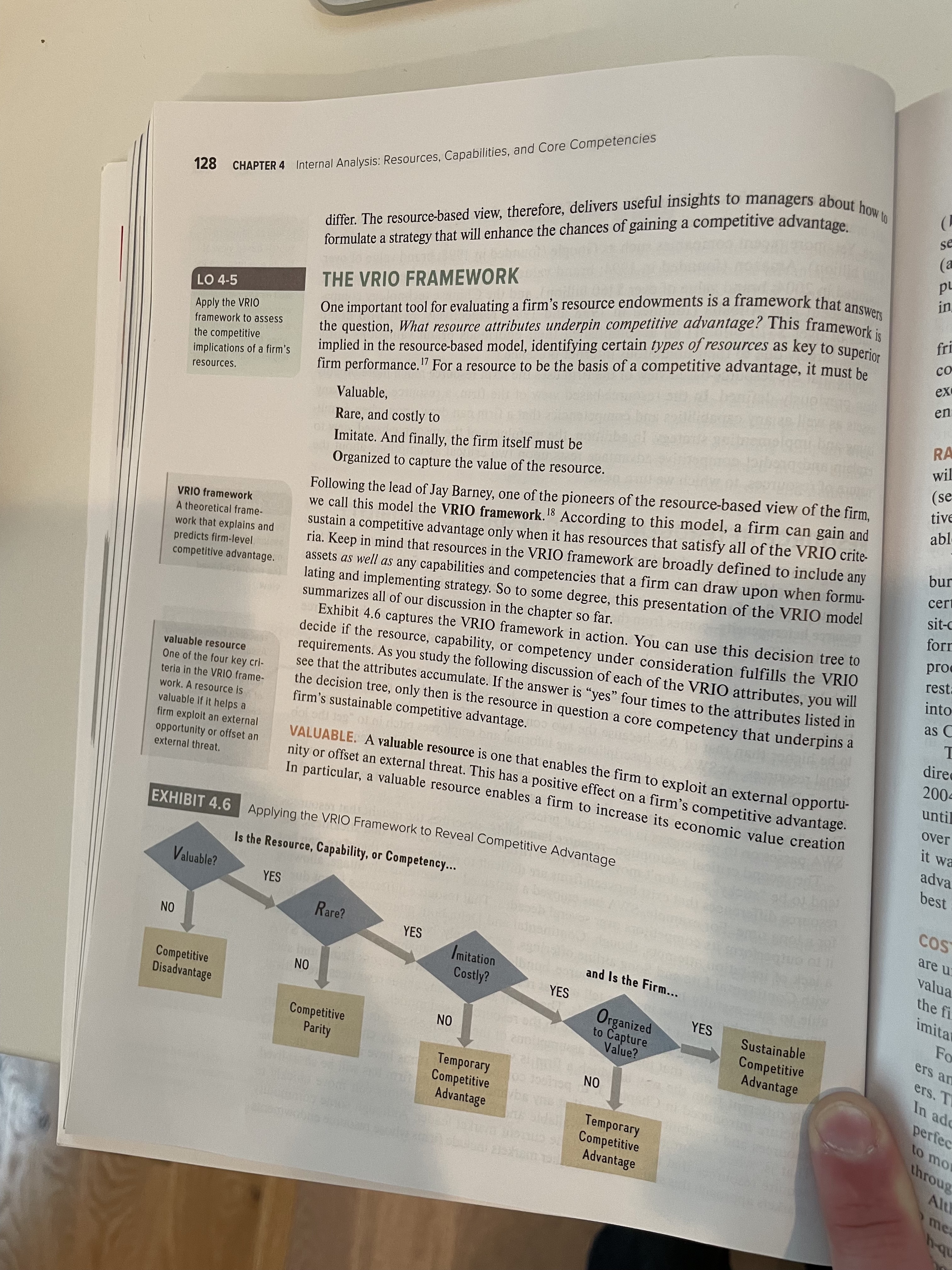 "Applying VRIO: The Rise and Fall of Groupon" in the book. Using