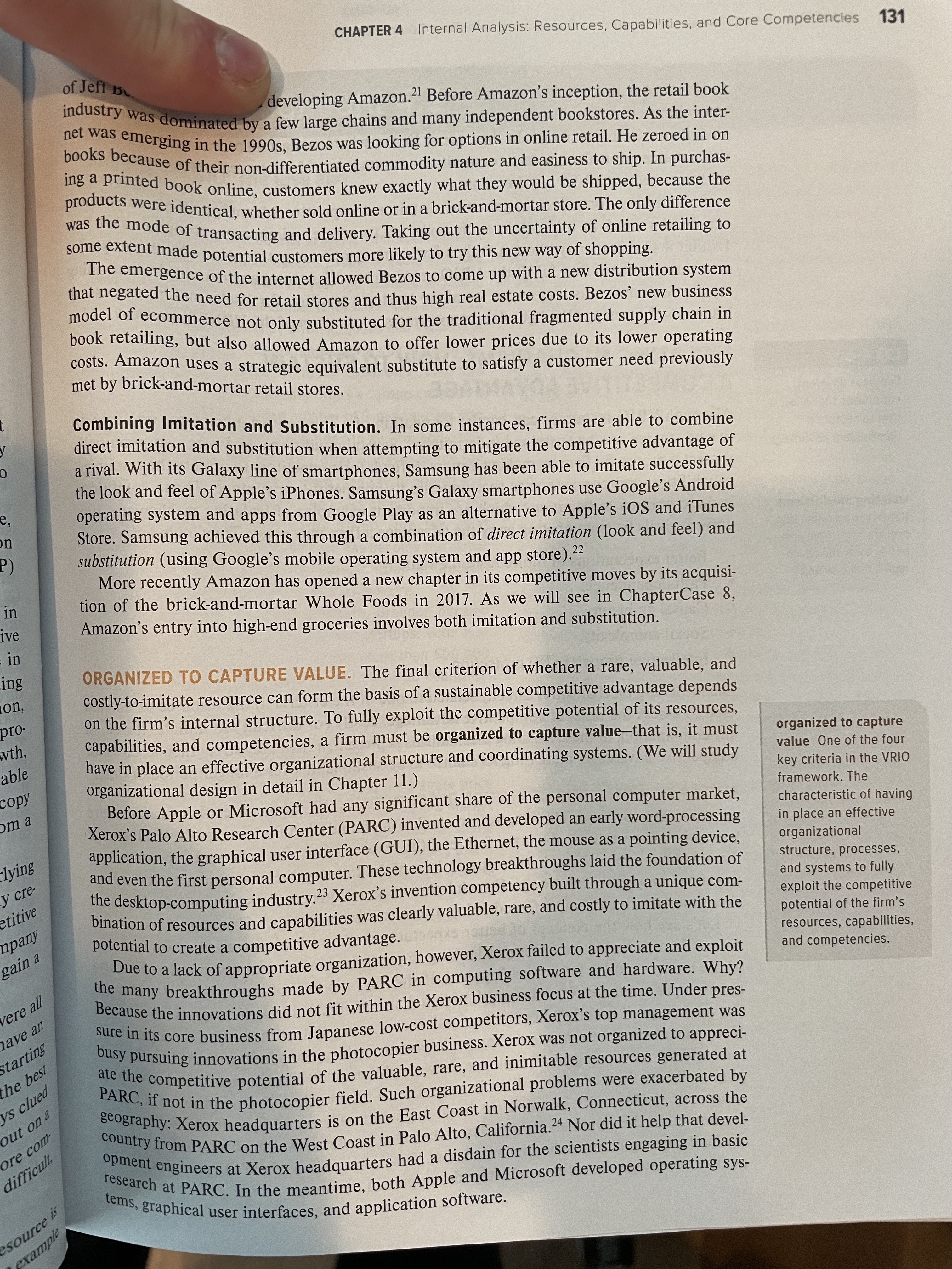 or negatively by applying Porter's five-forces model or the VRIO framework. Can