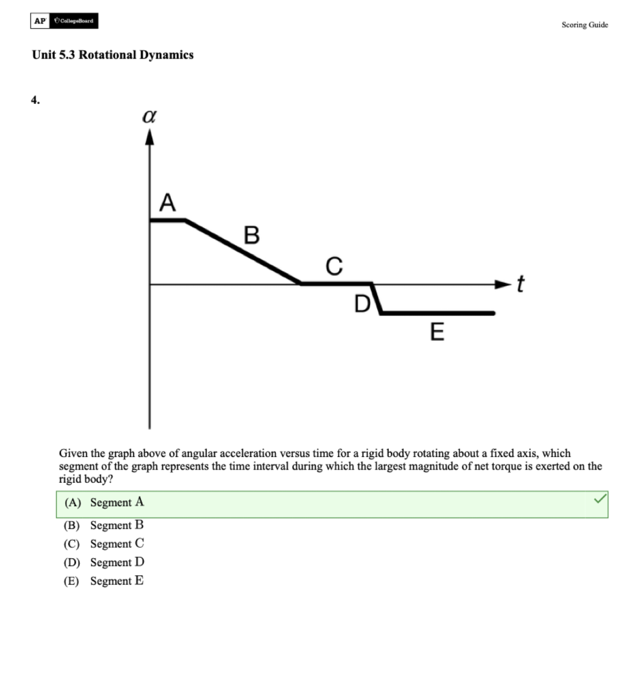 wheel is released from rest in the position shown, it undergoes an