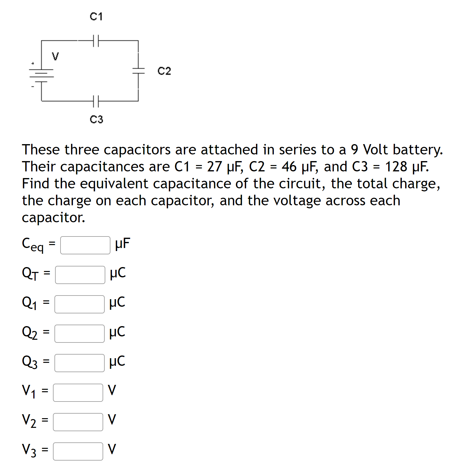 plate? V = unit How much energy is this capacitor storing? U