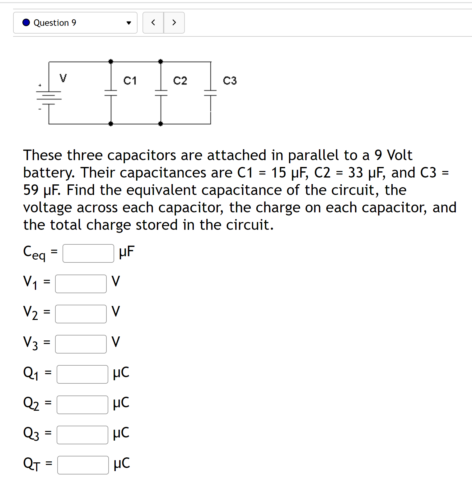 = unit 0 Question 2 v A certain capacitor is made of