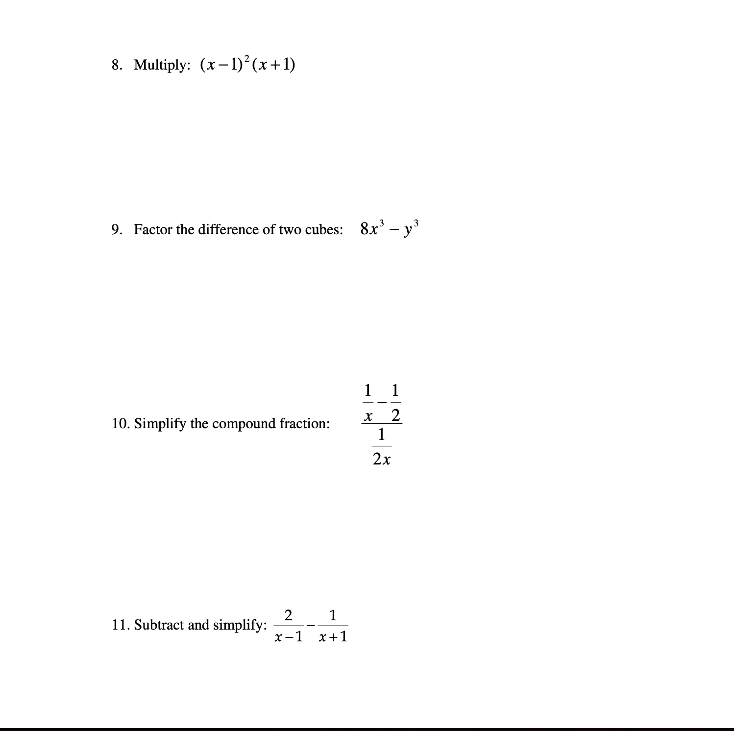 10-5 1 2. 252 3. 2 2 8 -4/2 4. 27 5.